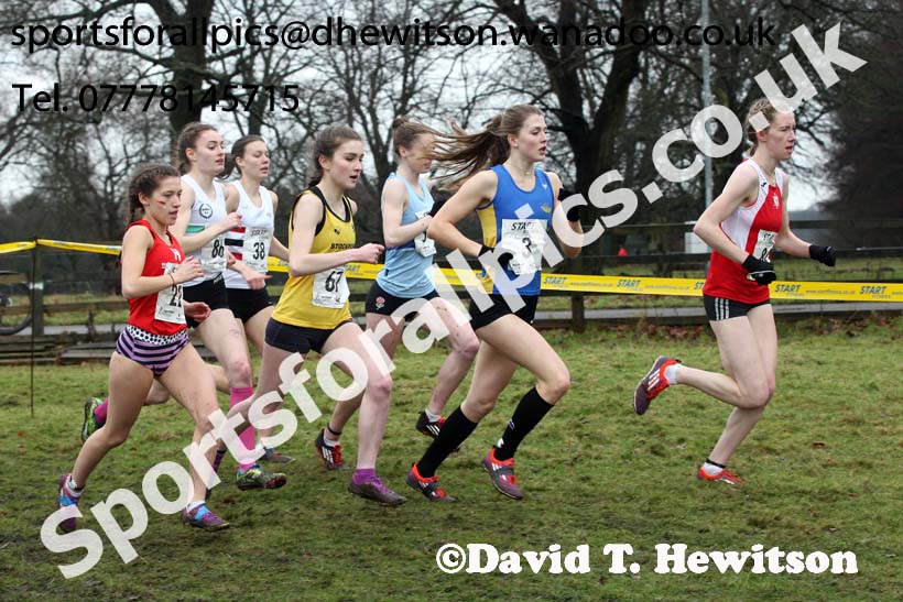 Womens under-20a  Northern Cross Country, Knowsley Safari Park. Photo: David T. Hewitson/Sports for All Pics